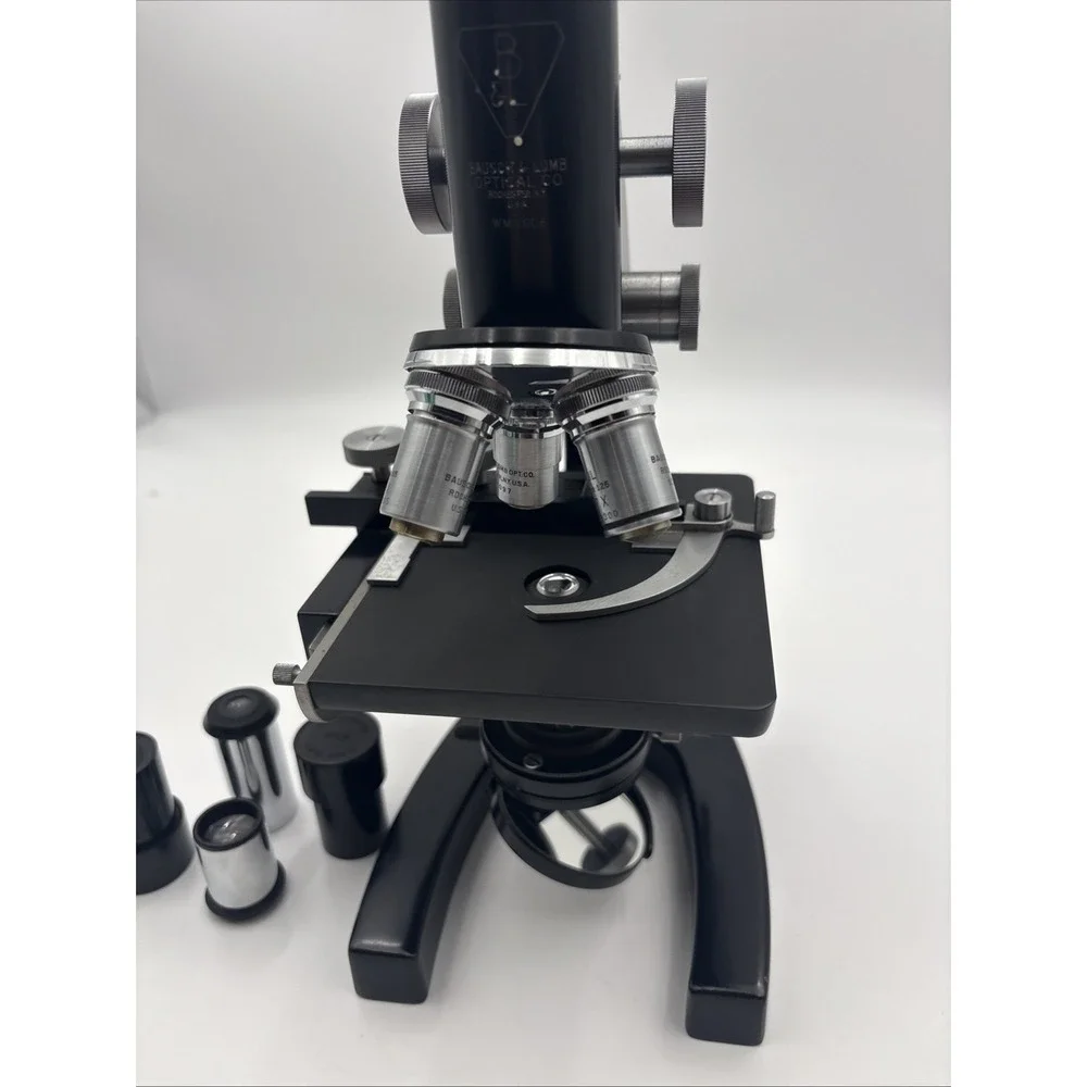 Bausch & Lomb WM5608 Microscope Monocular Vintage Lab Equipment USA
